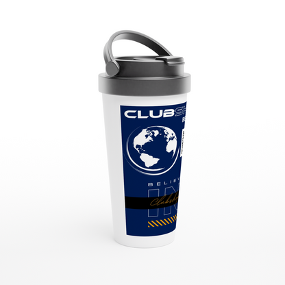 Tazza da viaggio personalizzabile in acciaio inossidabile da 15 once Clubshop