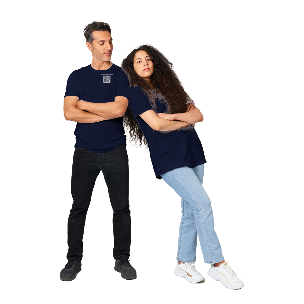T-shirt girocollo unisex classica personalizzabile Clubshop